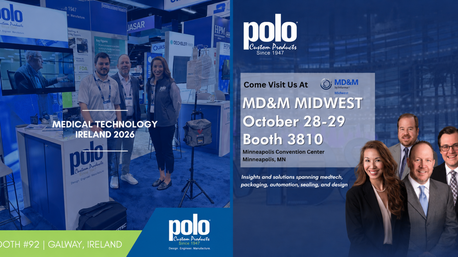 Meet Polo Custom Products at Two Major MedTech Shows This Fall blog thumbnail